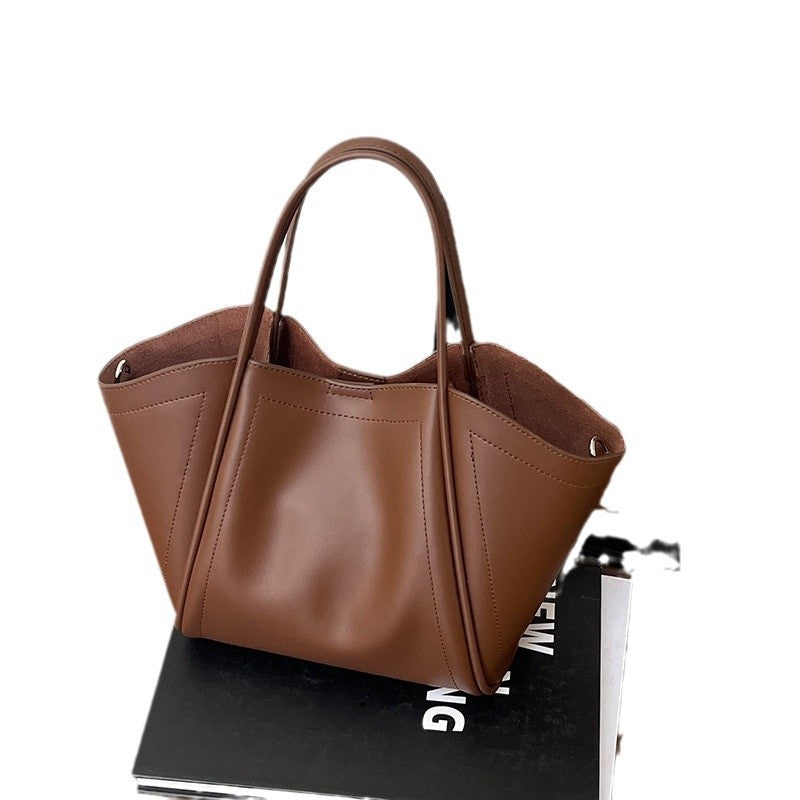 Women's Genuine Leather Wings Style Commuter Large Handbags