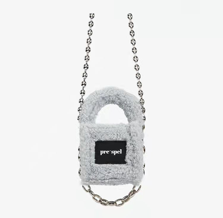 Women's Niche Designer Luxury Plush Imitation Fur Shoulder Bags