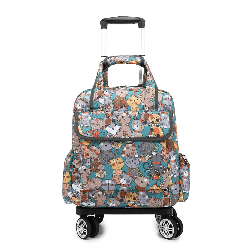 Trendy Foldable Mini Portable Boarding Cloth Travel Bags