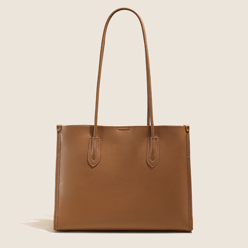 Women's Genuine Leather High-grade Large Capacity Commuter Shoulder Bags