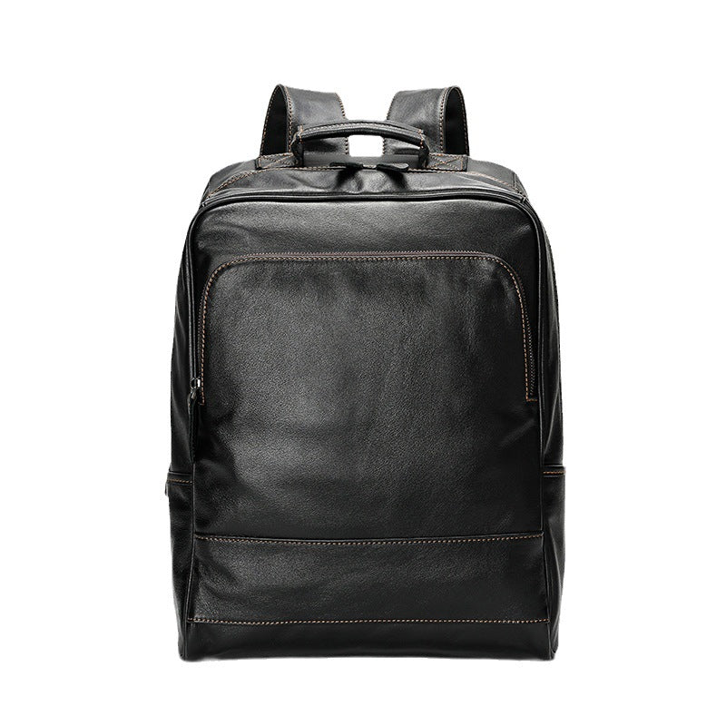Women's & Men's & Genuine Leather Large Capacity Business Computer Backpacks