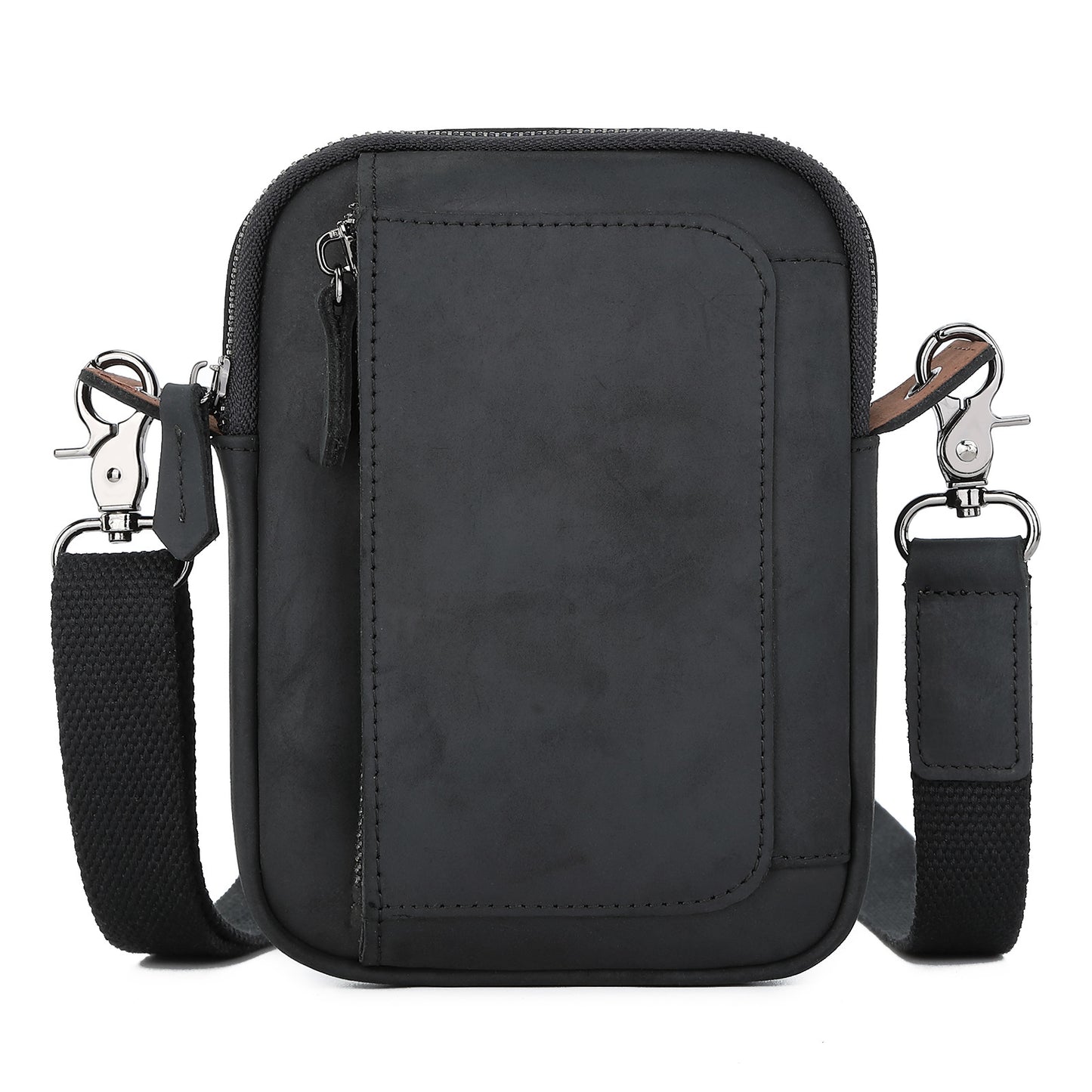 Men's First Layer Cowhide Leather Top Crazy Horse Men's Shoulder Bags