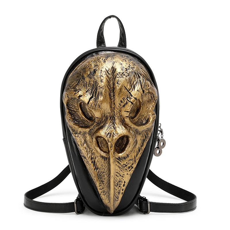 Three-dimensional Relief Punk Fashion Cool Personality Beak Backpacks