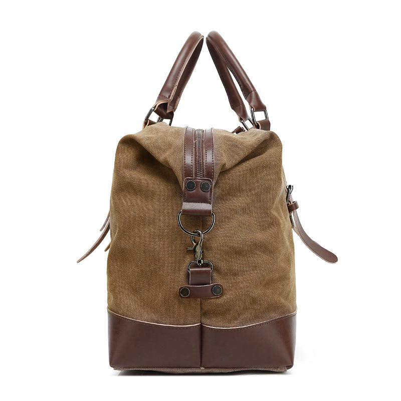 Retro Large Capacity Canvas Traveling Hand-held Travel Bags