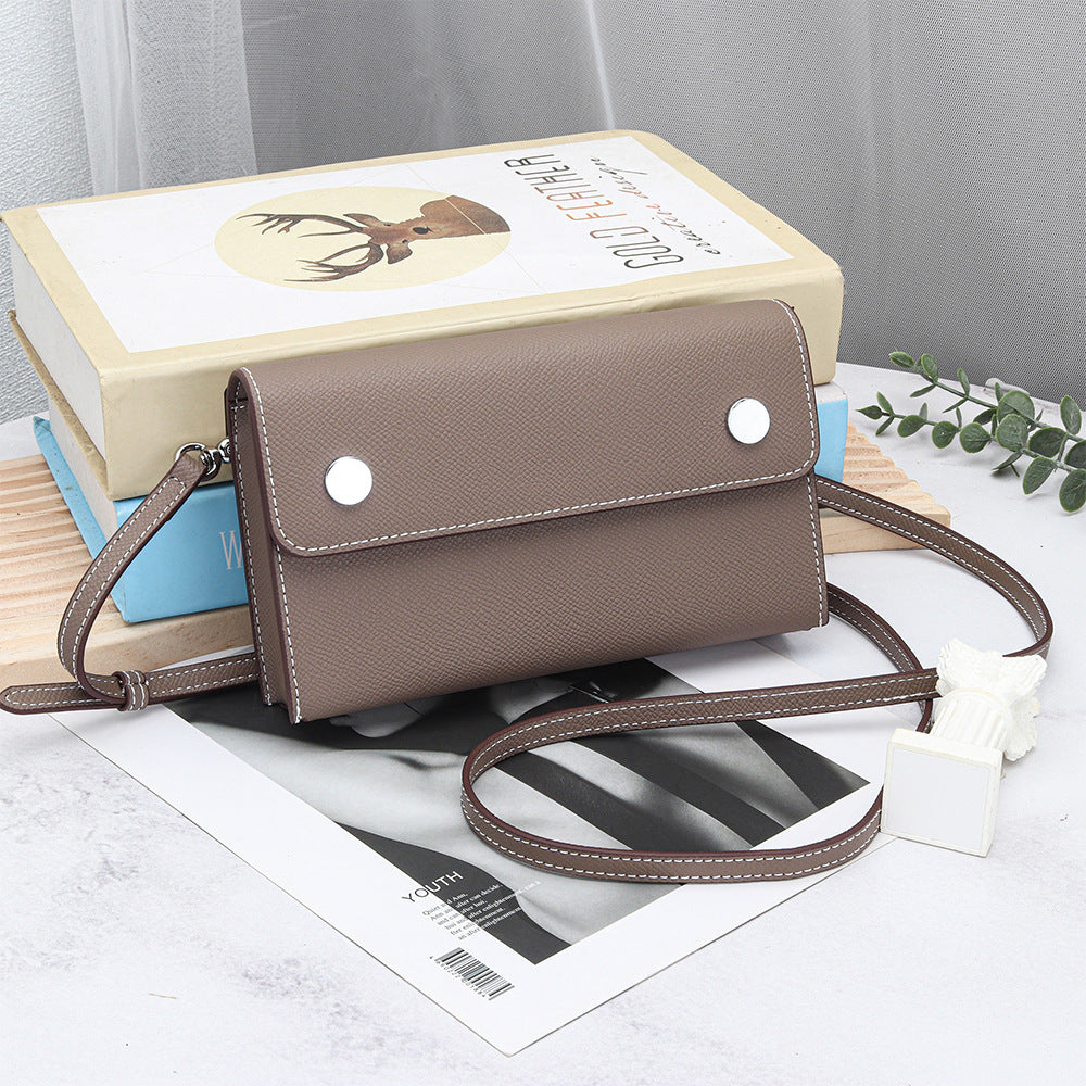 Women's High-grade Cowhide Palm Print Fashion Genuine Bags