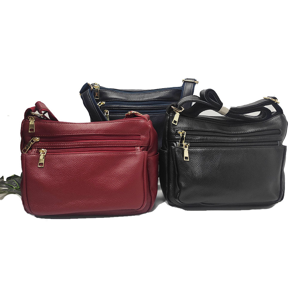 Women's Large Capacity Light Luxury First Layer Crossbody Bags