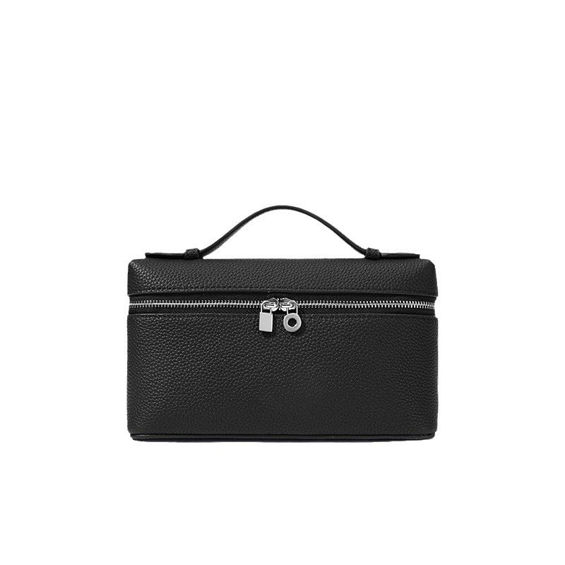 Lunch Box Cattle Leather Genuine Kelly Crossbody Bags