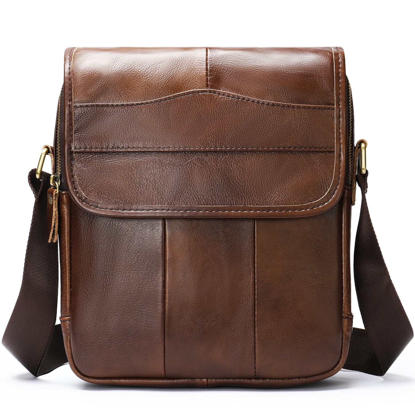 Men's Genuine Leather Retro First Layer Cowhide Men's Messenger Bags