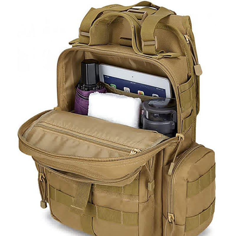 Men's Multifunctional Camouflage Combat Waterproof Oxford Hiking Outdoor Bags