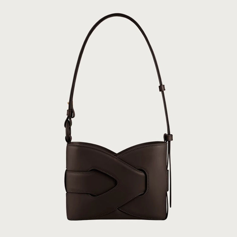 Woven French Pauline Niche Retro Twist Portable Shoulder Bags