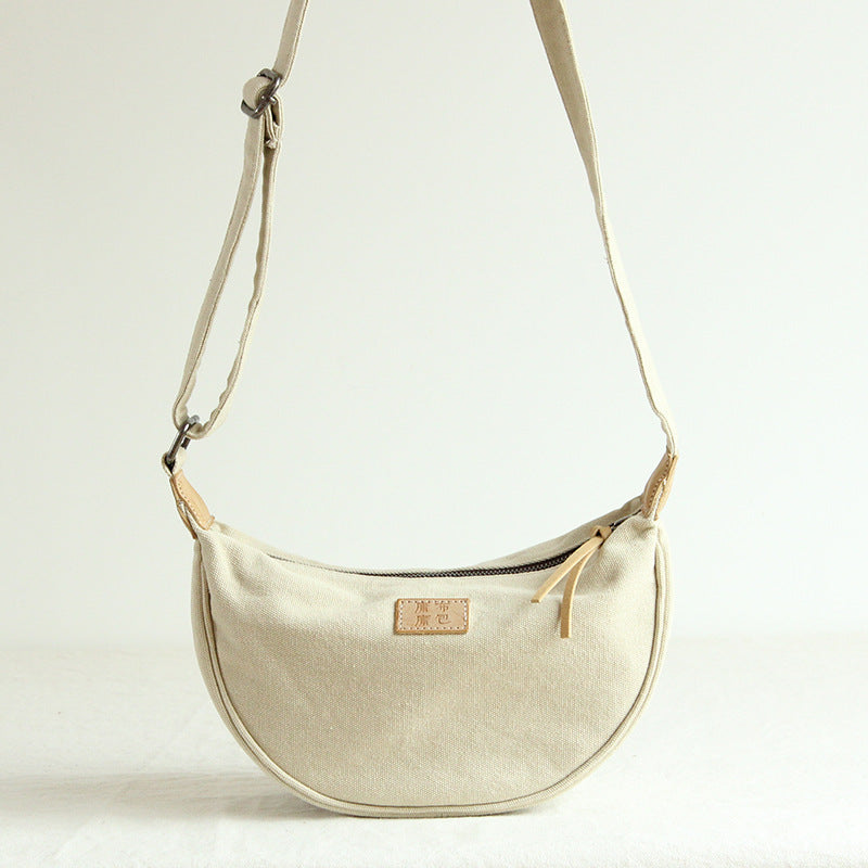 Women's Cloth Dumpling Canvas Fashion Simple Shoulder Bags