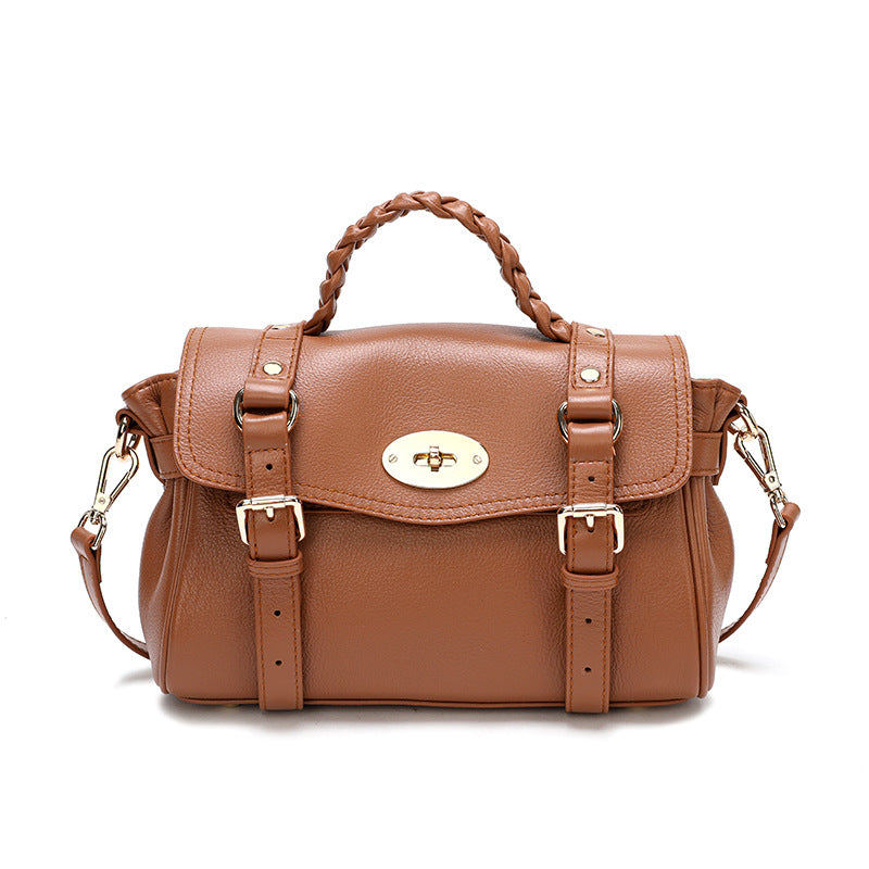 Women's Direct Wholesale First Layer Cowhide Commute Crossbody Bags