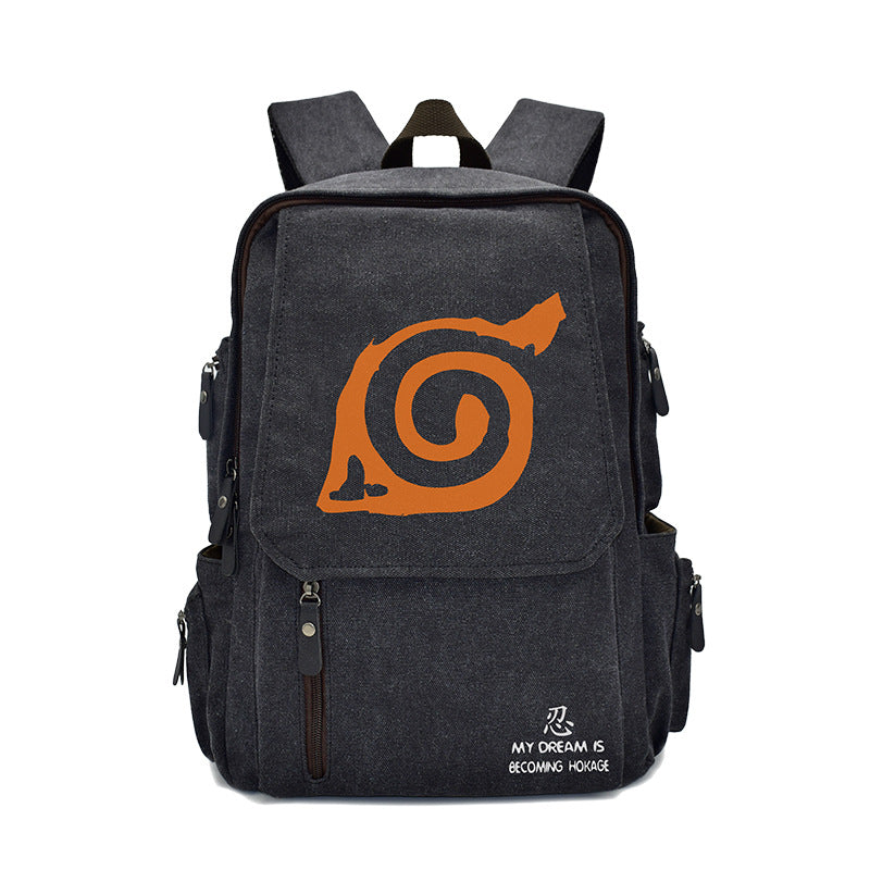 Fire Shadow Totoro One Piece Large Backpacks