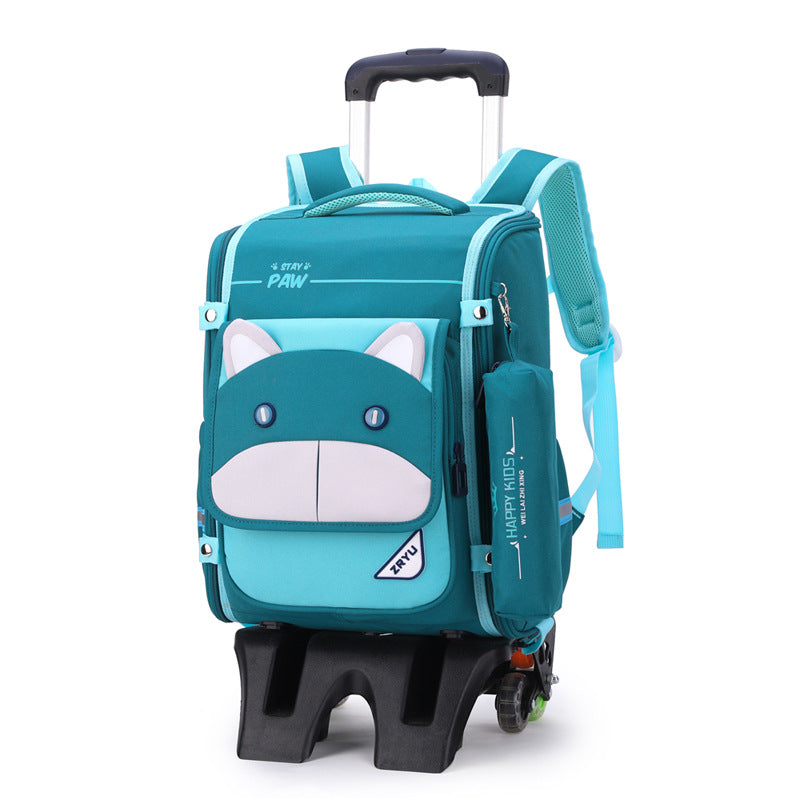 Women's & Men's & Natural Fish Primary Grade Printing Elementary School Students' Schoolbags