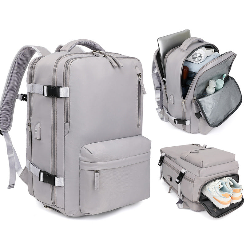 Expansion Unisex Large Capacity Shoe Warehouse Backpacks