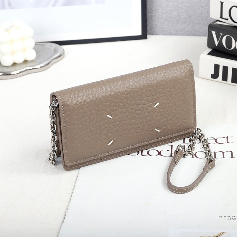 Women's First Layer Cowhide Elephant Pattern Minority Bags