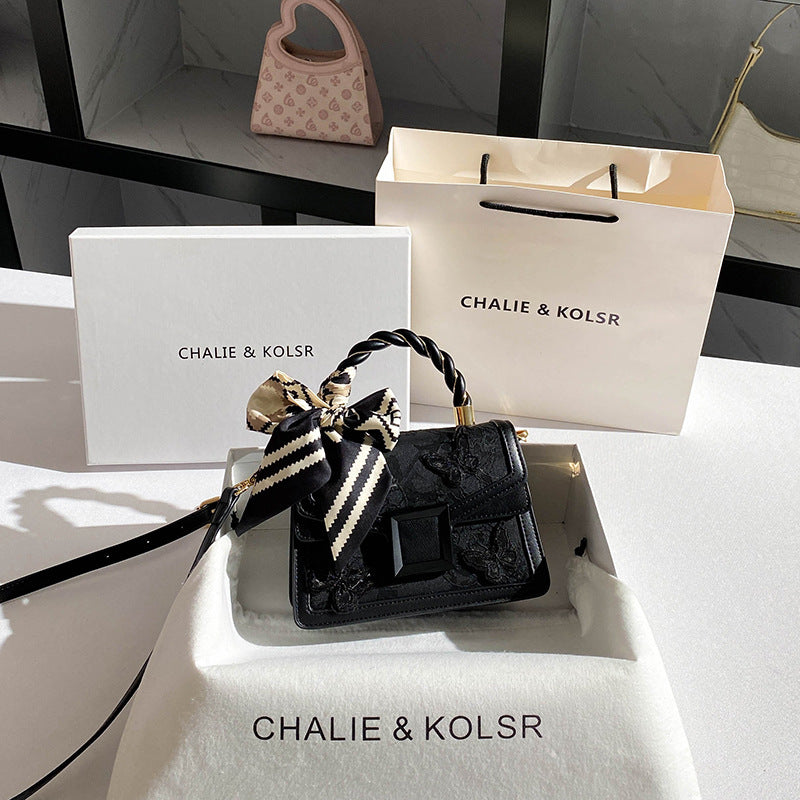 Innovative Charming High-grade Bowknot Trendy Beautiful Small Square Bags