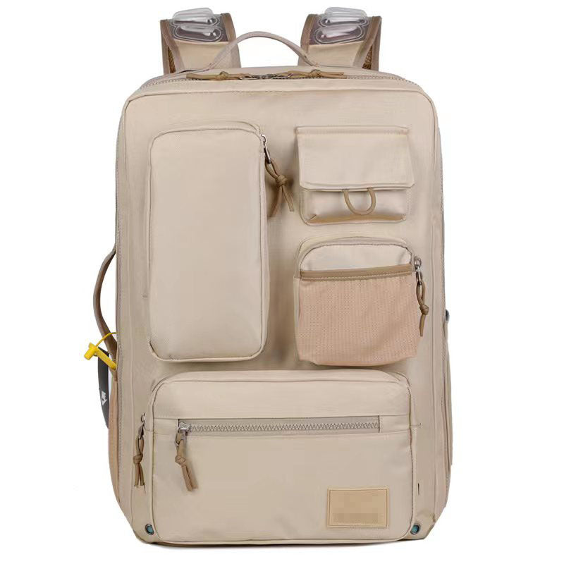 Men's Fashion Air Cushion Three-dimensional Outer Large Backpacks