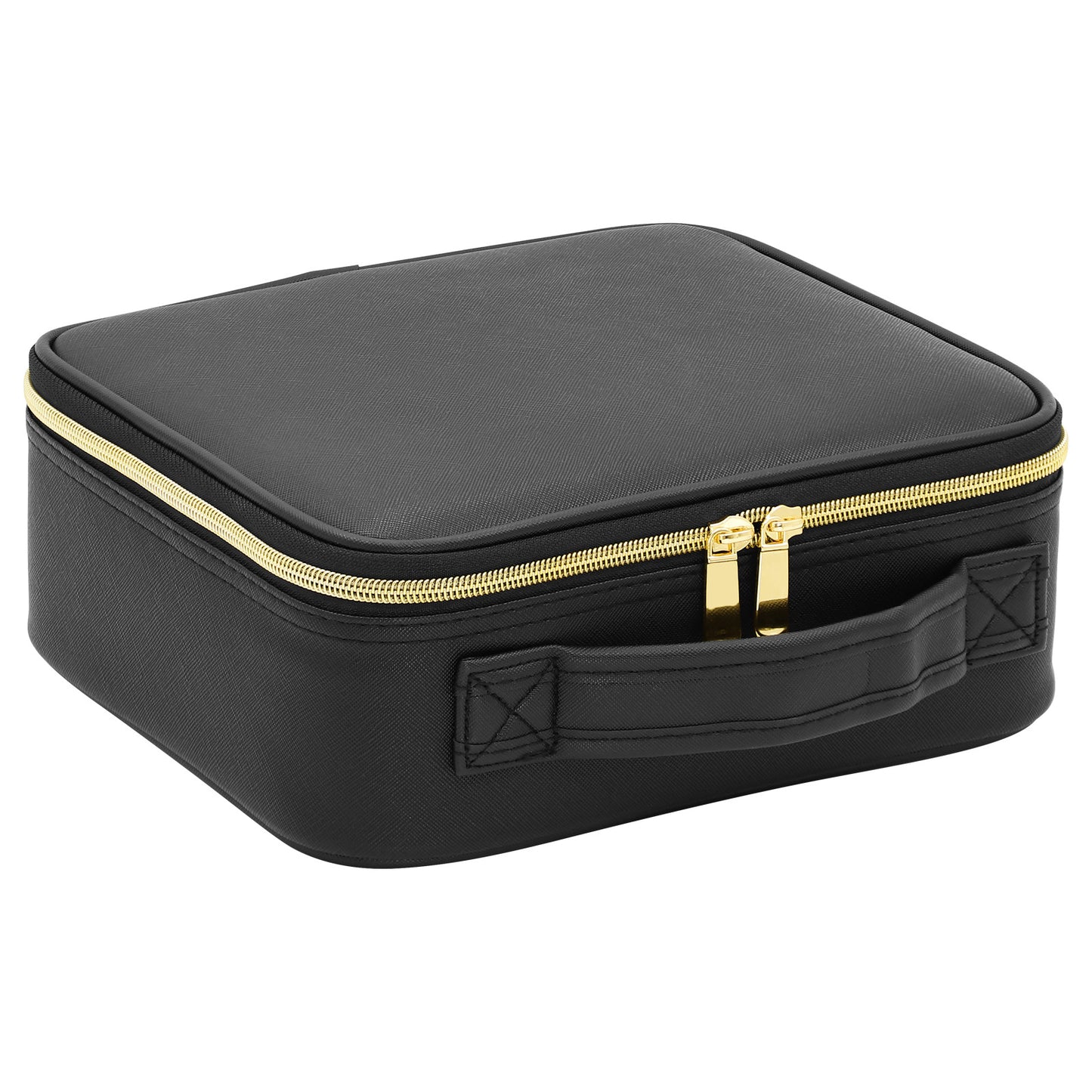 Capacity With Light Mirror Good-looking Storage Cosmetic Bags