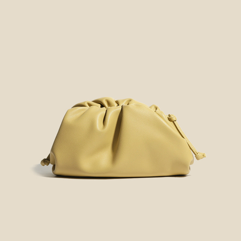 Women's Cloud Solid Color Soft Full Grain Crossbody Bags