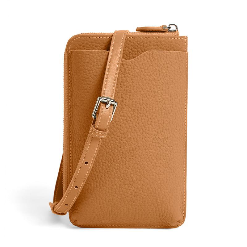 Women's Leather First Layer Cowhide Fashion Cell Phone Bags