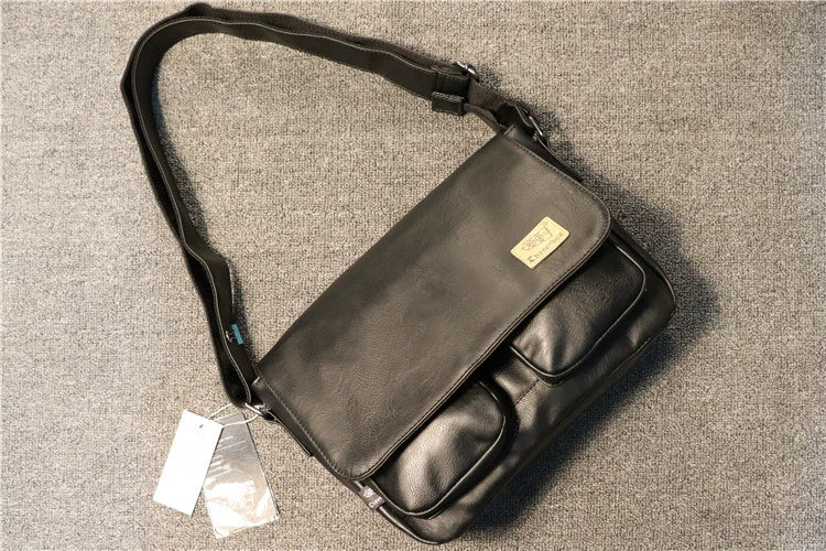 Men's Retro High Fashion Motorcycle Poor Men's Shoulder Bags