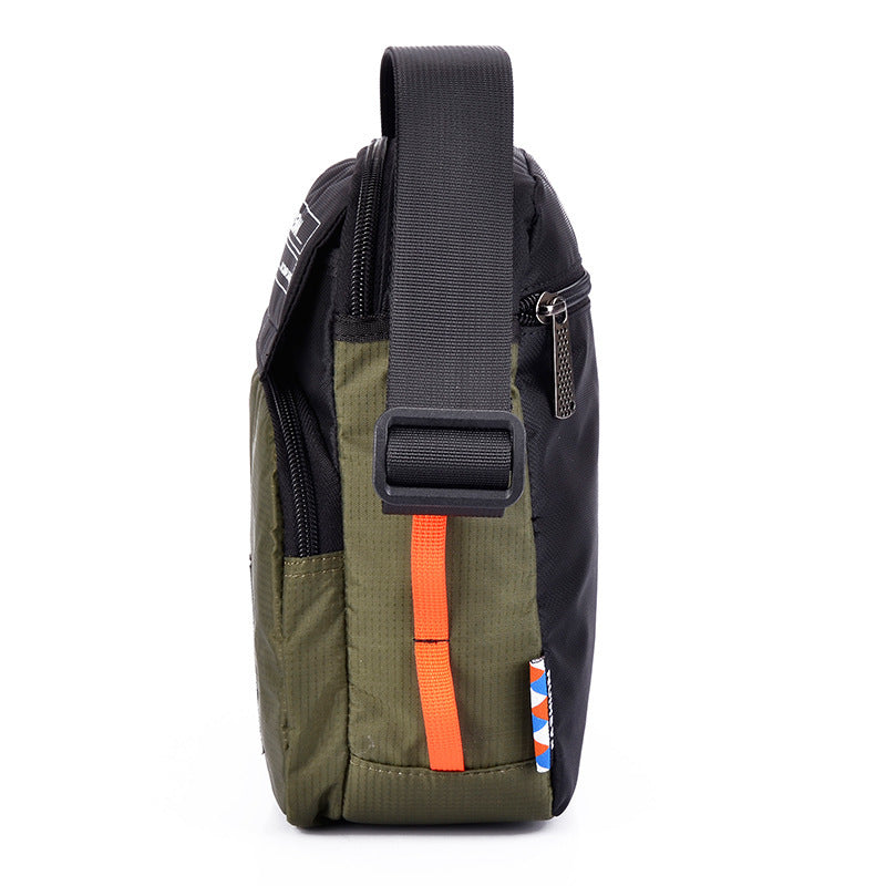 Men's New Fashion Vertical Waterproof Nylon Men's Messenger Bags