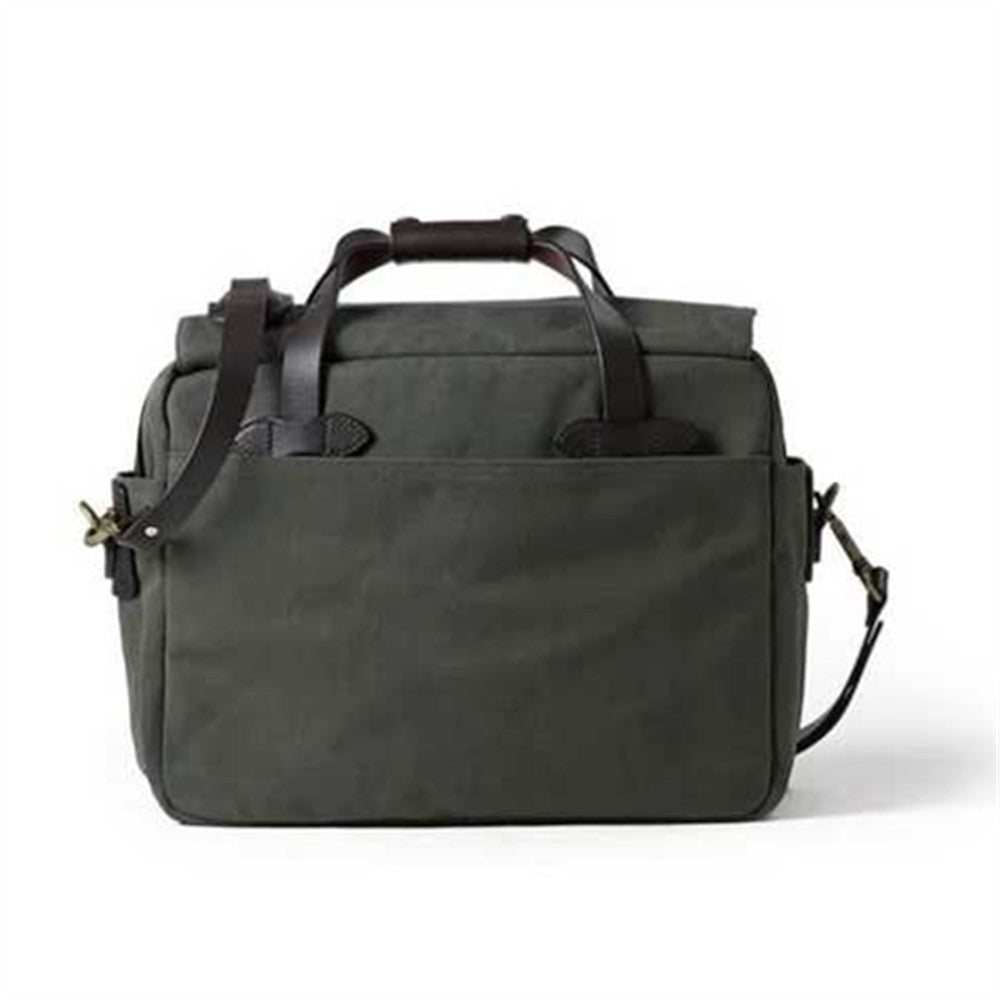 Leather Strap Portable Canvas Business Trip Men's Handbags