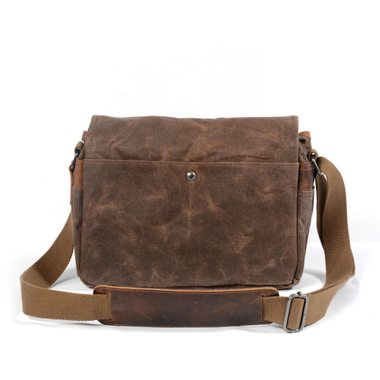 Waterproof Oil Wax Canvas Professional Micro Slr Camera Bags