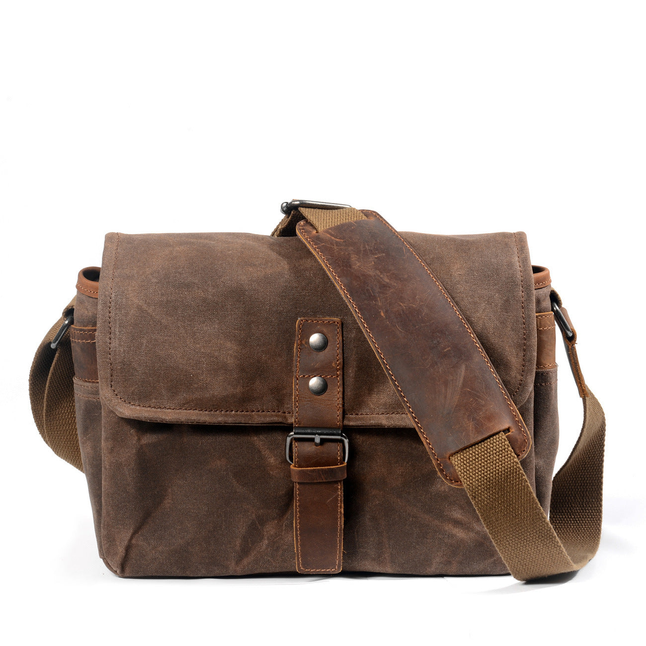 Waterproof Oil Wax Canvas Professional Micro Slr Camera Bags