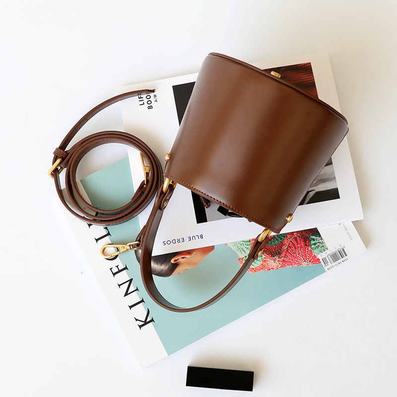 Women's Niche Designer Mini Leather Portable Bags