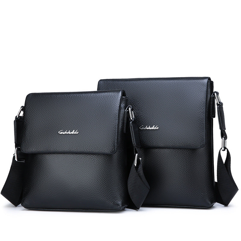 Men's Elegant Beautiful Glamorous Business Cowhide Men's Shoulder Bags