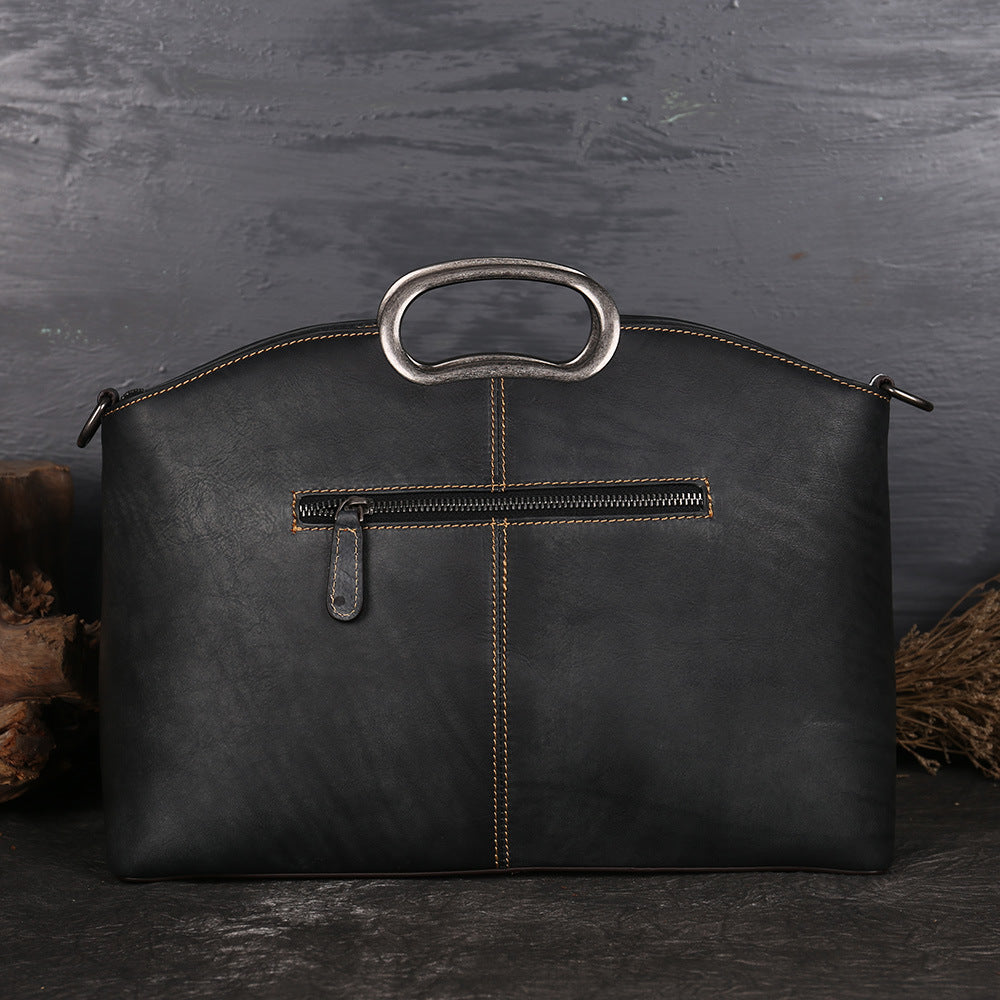 Women's Genuine Leather Fashion First Layer Cowhide Shoulder Bags