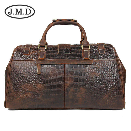 Personality Leather Large Capacity Crazy Horse Travel Bags