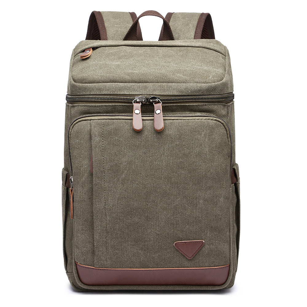 Men's Slouchy Pretty Canvas Large Capacity Backpacks