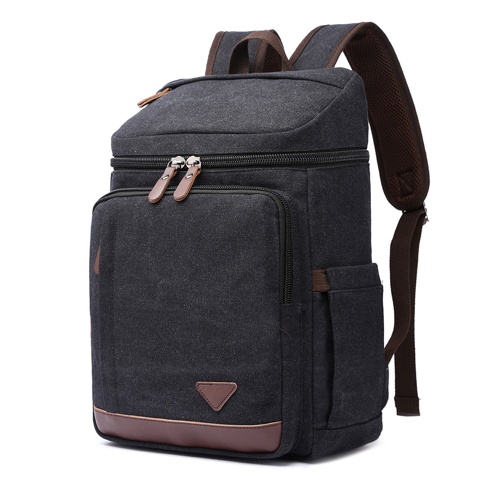 Men's Slouchy Pretty Canvas Large Capacity Backpacks