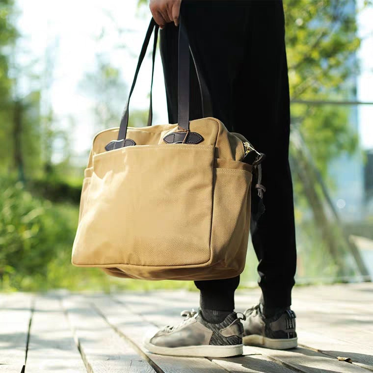 Women's & Men's & American Oil Wax Canvas Men's Shoulder Bags
