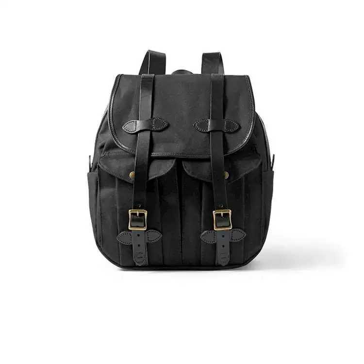 Oil Wax Canvas Unisex Raffia Style Backpacks
