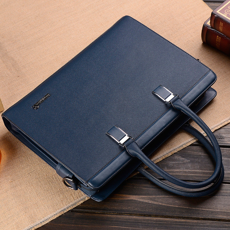 Men's Cool Kangaroo Cross Pattern Computer Business Handbags
