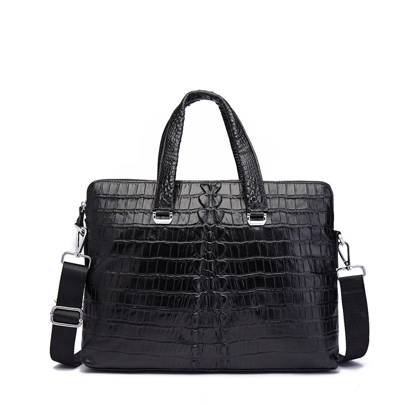 Men's Layer Oil Wax Skin Cowhide Original Single Men's Briefcases