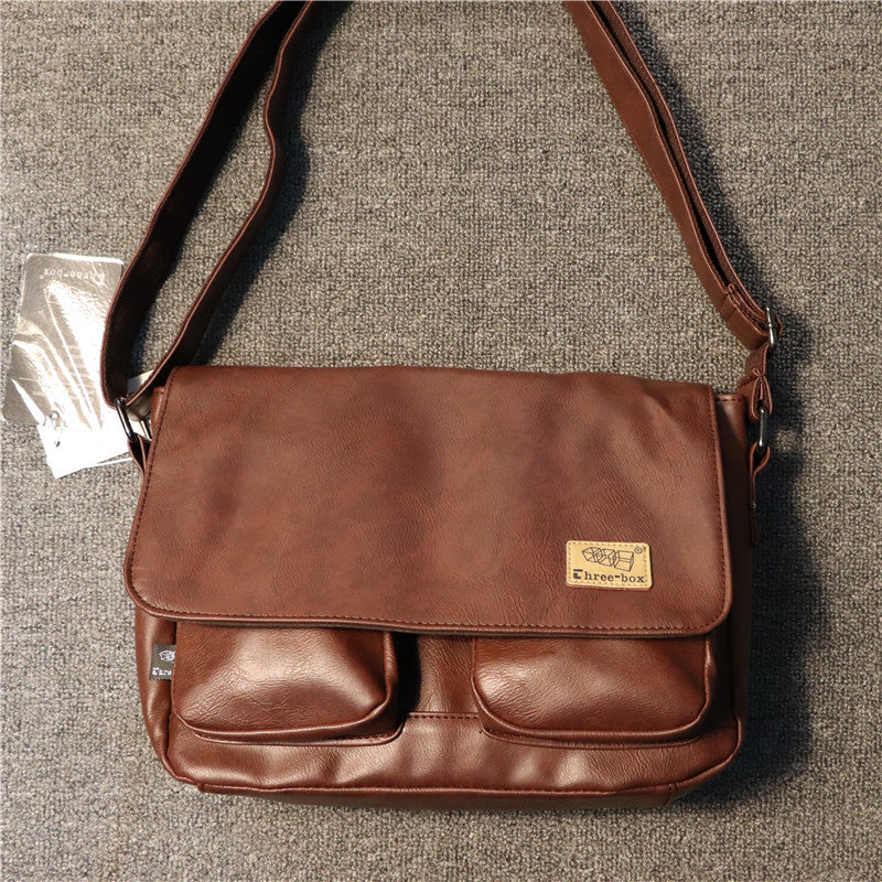 Men's Retro High Fashion Motorcycle Poor Men's Shoulder Bags