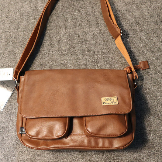 Men's Retro High Fashion Motorcycle Poor Men's Shoulder Bags