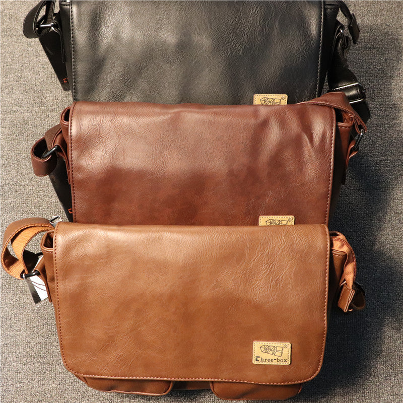 Men's Retro High Fashion Motorcycle Poor Men's Shoulder Bags