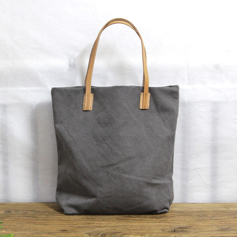 Women's Style Canvas Cotton Linen Art Large Shoulder Bags