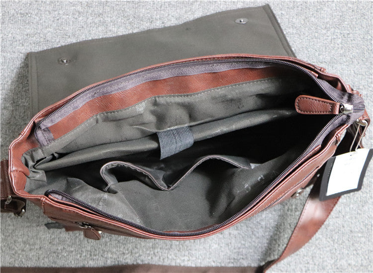 Men's Trendy Large Capacity Computer College Style Men's Shoulder Bags