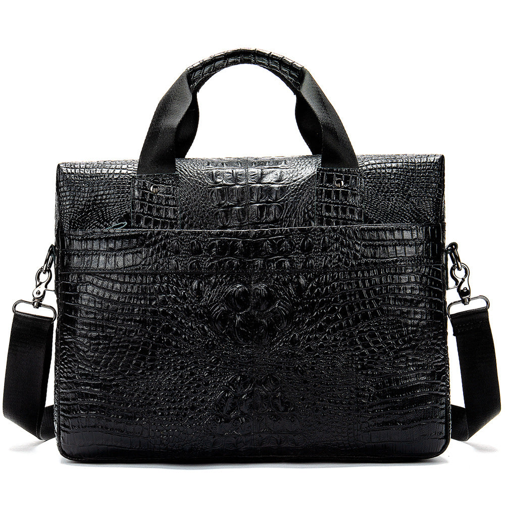 Men's Computer Crocodile Pattern Business Gentleman Fashion Men's Briefcases