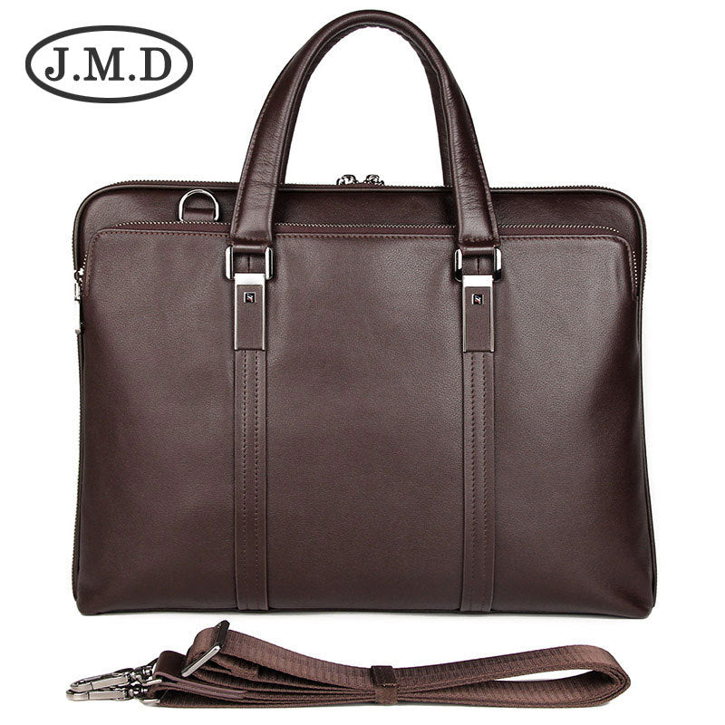 Men's Genuine Leather Cowhide File Computer Men's Briefcases