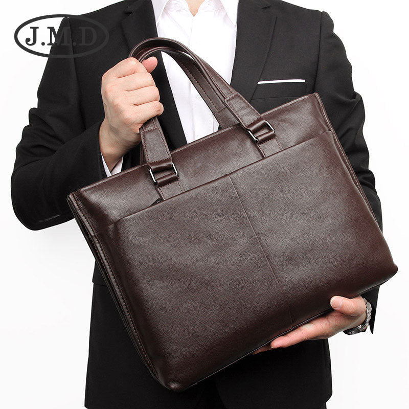 Men's Strict Selection Of Leather Elegant Lawyer Commuter First Men's Briefcases