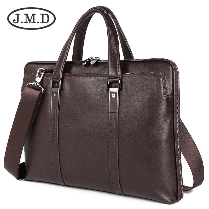 Men's Genuine Leather Cowhide File Computer Men's Briefcases