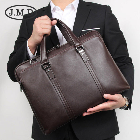 Men's Genuine Leather Cowhide File Computer Men's Briefcases